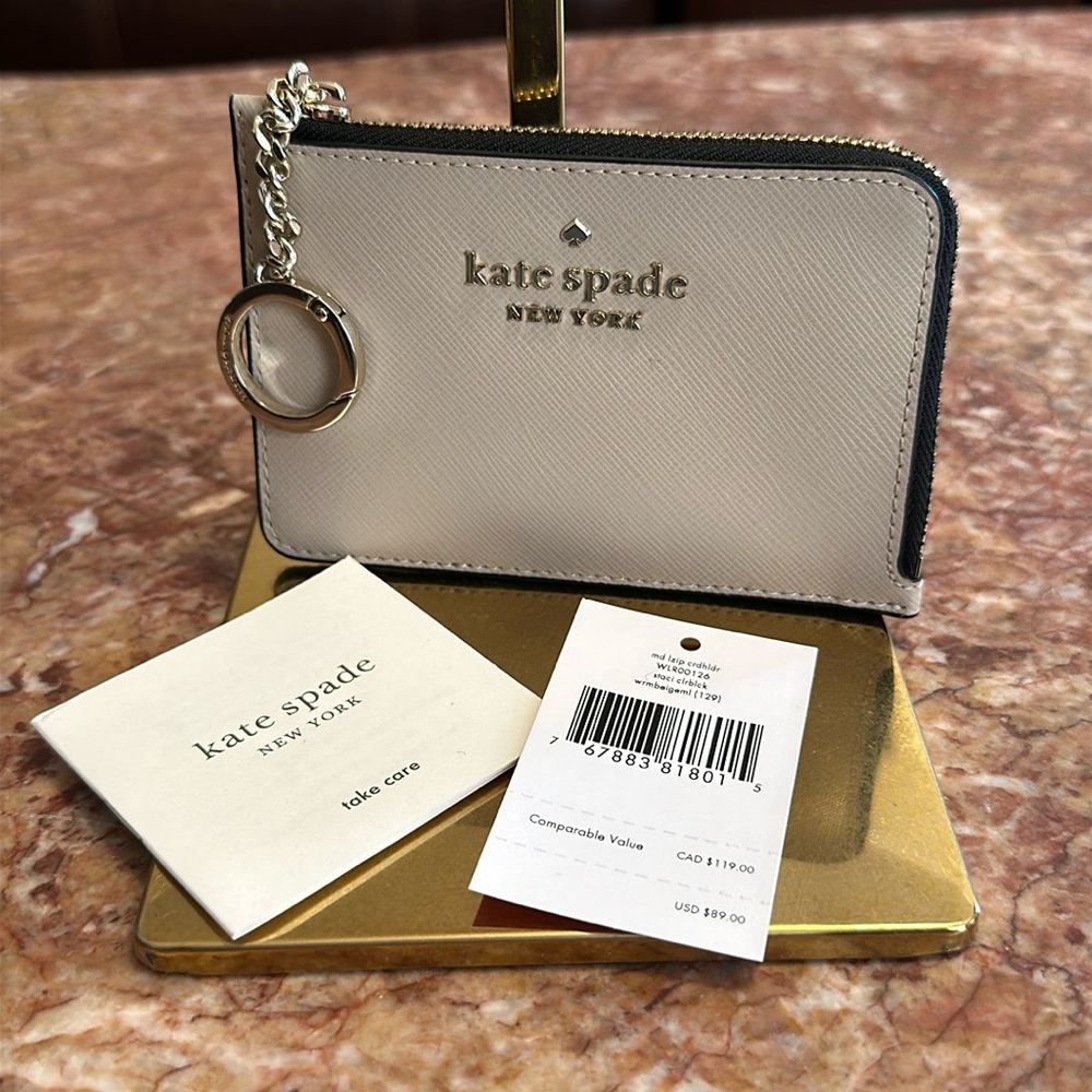 Kate Spade Staci colorblock cardholder
